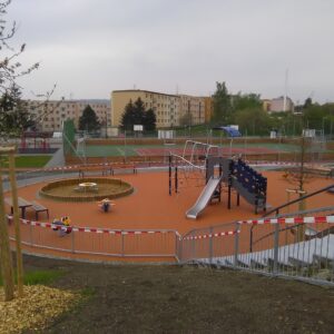 Stavební úpravy sportovního areálu v Třebíči
